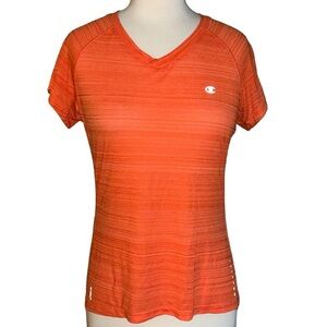 CHAMPION gear orange sports activewear short sleeve workout shirt women’s medium